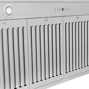 ZLINE - 36 in.Autograph Edition Convertible Stainless Steel Range Hood with White Matte Shell and Matte Black Accents (KB4STZ-WM36-MB)