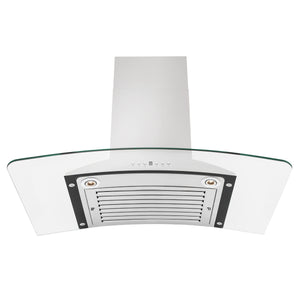 ZLINE - 30" Convertible Vent Wall Mount Range Hood in Stainless Steel & Glass (KN-30)