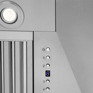 ZLINE - 36" Professional Convertible Vent Wall Mount Range Hood in Stainless Steel (597-36)