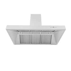 ZLINE - 42" Ducted Wall Mount Range Hood in Outdoor Approved Stainless Steel (697-304-42)