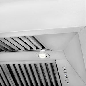 ZLINE - 48 in. Kitchen Package with Satin Stainless Steel Dual Fuel Range and Convertible Vent Range Hood