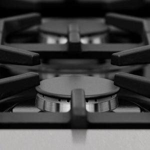 ZLINE - 30 in. 4.0 cu. ft. Legacy Dual Fuel Range with 4 Burner Gas Cooktop and Electric Convection Oven in Satin Stainless Steel