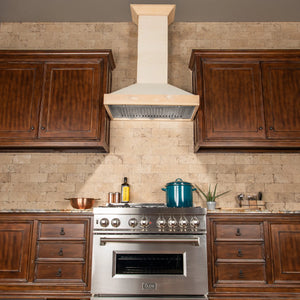 ZLINE - 30" Ducted Unfinished Wooden Wall Mount Range Hood (KBUF-30)