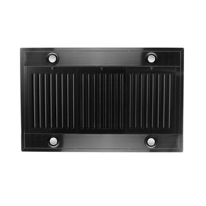 ZLINE - 36" Convertible Island Mount Range Hood in Black Stainless Steel (BSKE2iN-36)