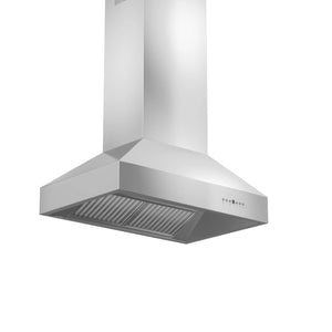 ZLINE - 48" Ducted Island Mount Range Hood in Outdoor Approved Stainless Steel (697i-304-48)