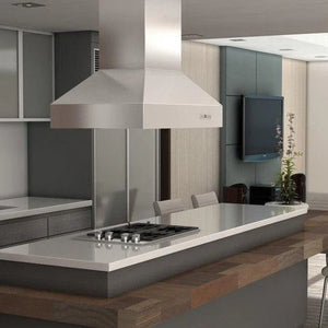 ZLINE - 48" Ducted Island Mount Range Hood in Outdoor Approved Stainless Steel (697i-304-48)