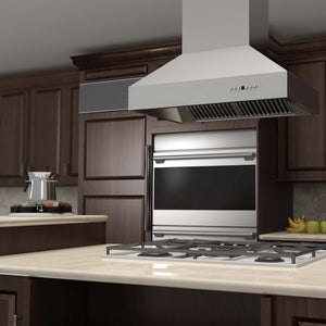 ZLINE - 48" Ducted Island Mount Range Hood in Outdoor Approved Stainless Steel (697i-304-48)