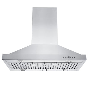 ZLINE - 36" Convertible Vent Island Mount Range Hood in Stainless Steel (GL2i-36)