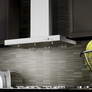 ZLINE - 30" Convertible Vent Wall Mount Range Hood in Stainless Steel with Crown Molding (KECRN-30)