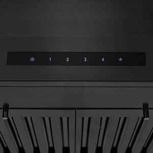 ZLINE - 36" Convertible Vent Wall Mount Range Hood in Black Stainless Steel (BSKEN-36)