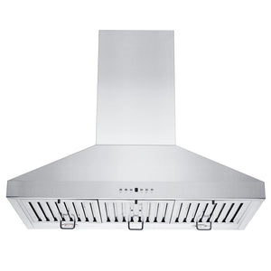 ZLINE - 48" Convertible Vent Convertible Vent Wall Mount Range Hood in Stainless Steel (KL3-48)