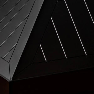 ZLINE - 36" Wooden Convertible Vent Wall Mount Range Hood in Black - Includes Motor (KPCC-36)