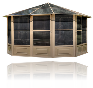 Gazebo Penguin - Florence Sand Solarium Polycarbonate Roof
