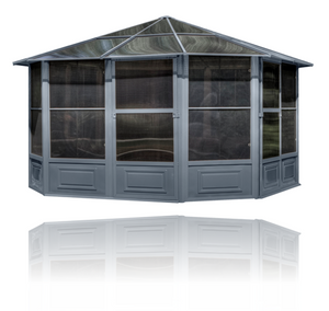 Gazebo Penguin - Florence Slate Solarium Polycarbonate Roof