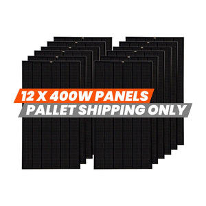 RICH SOLAR - MEGA 400 Watt Solar Panel 8,10,12 Pack