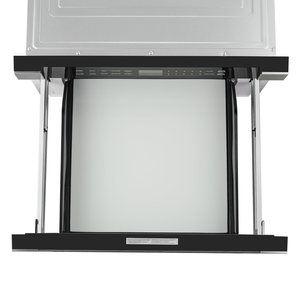 Cosmo 24 in. Built-in Microwave Drawer with Automatic Presets, Touch Controls, Defrosting Rack and 1.2 cu. ft. Capacity in Stainless Steel