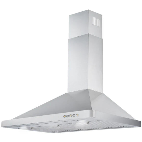 Cosmo 5-Piece Kitchen, 36&quot; Gas Range and 36&quot; Wall Mount Range Hood COS-5PKG-014