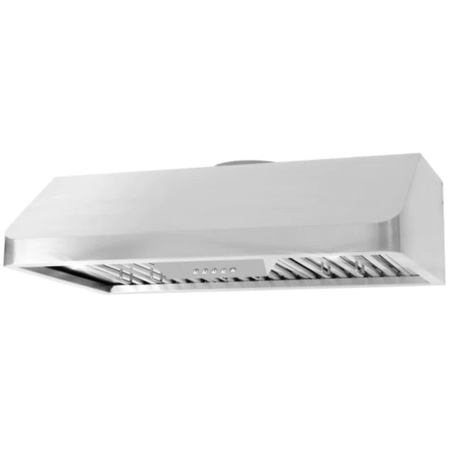 Cosmo 4-Piece, 36&quot; Dual Fuel Range, 36&quot; Range Hood, Dishwasher and Refrigerator COS-4PKG-077