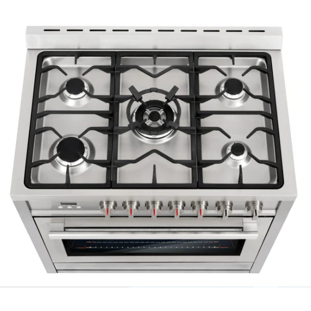 Cosmo 5-Piece Kitchen, 36&quot; Gas Range and 36&quot; Wall Mount Range Hood COS-5PKG-014