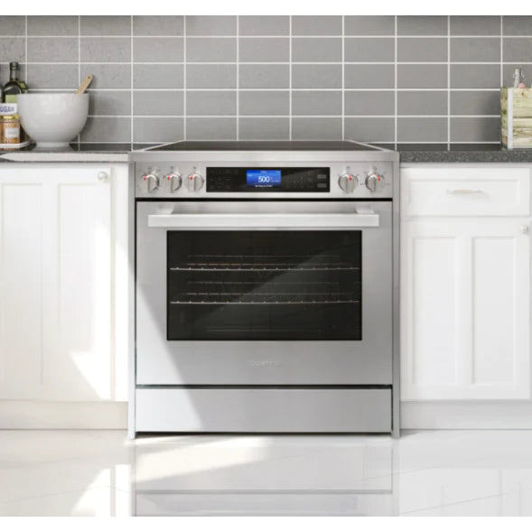 Cosmo 4-Piece, 30&quot; Electric Range, 30&quot; Range Hood, Dishwasher and Refrigerator COS-4PKG-029