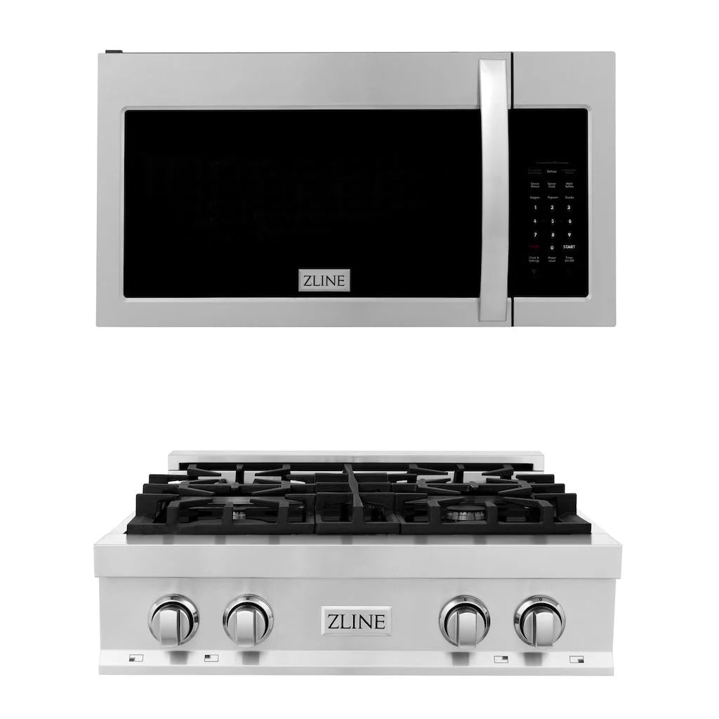 ZLINE - Kitchen Package with MWO-OTR-30 and RT30 (2KP-RTOTR30)