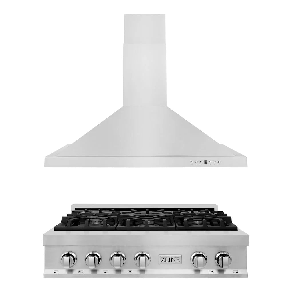 ZLINE - Kitchen bundle of KB-36 and RT36 (2KP-RTRH36)