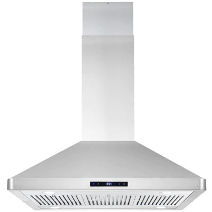 Cosmo 5-Piece Kitchen, 36&quot; Dual Fuel Range and 36&quot; Island Range Hood COS-5PKG-066