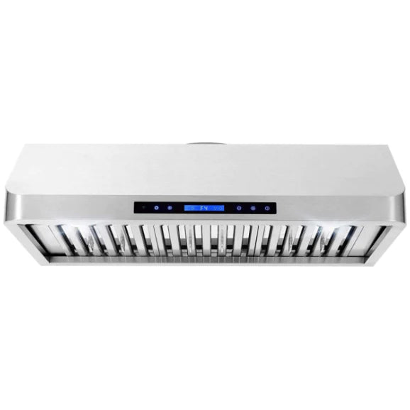 Cosmo 5-Piece Kitchen, 36&quot; Dual Fuel Range and 36&quot; Under Cabinet Range Hood COS-5PKG-015