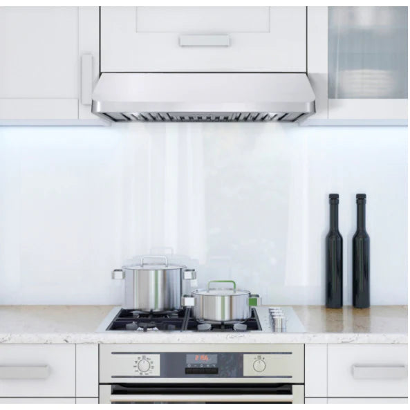 Cosmo 4-Piece, 36&quot; Dual Fuel Range, 36&quot; Range Hood, Dishwasher and Refrigerator COS-4PKG-077