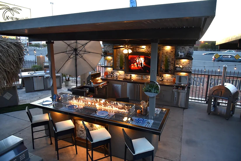 Outdoor bbq and bar hot sale