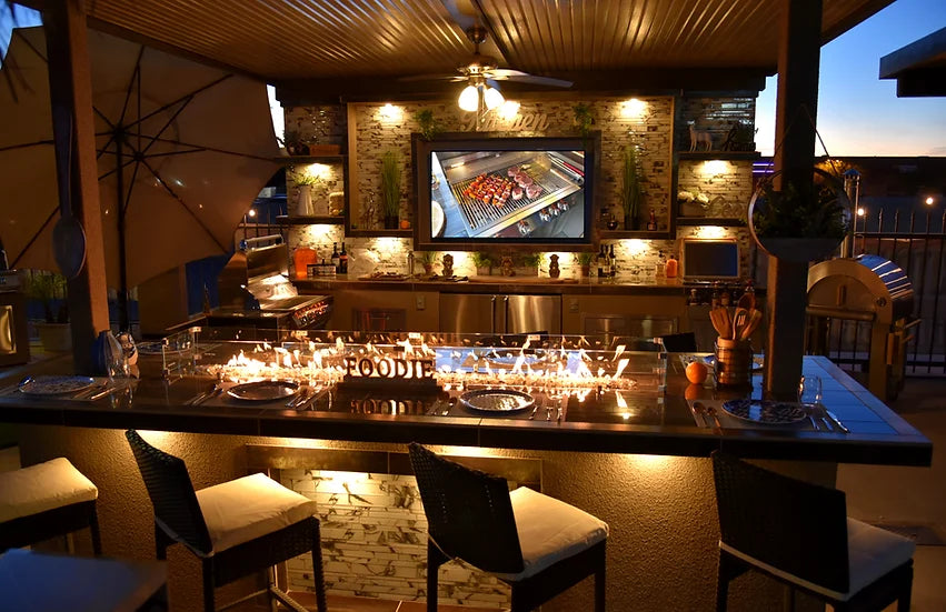 KoKoMo - Outdoor Kitchen Montego Model BBQ Island BBQ Grill