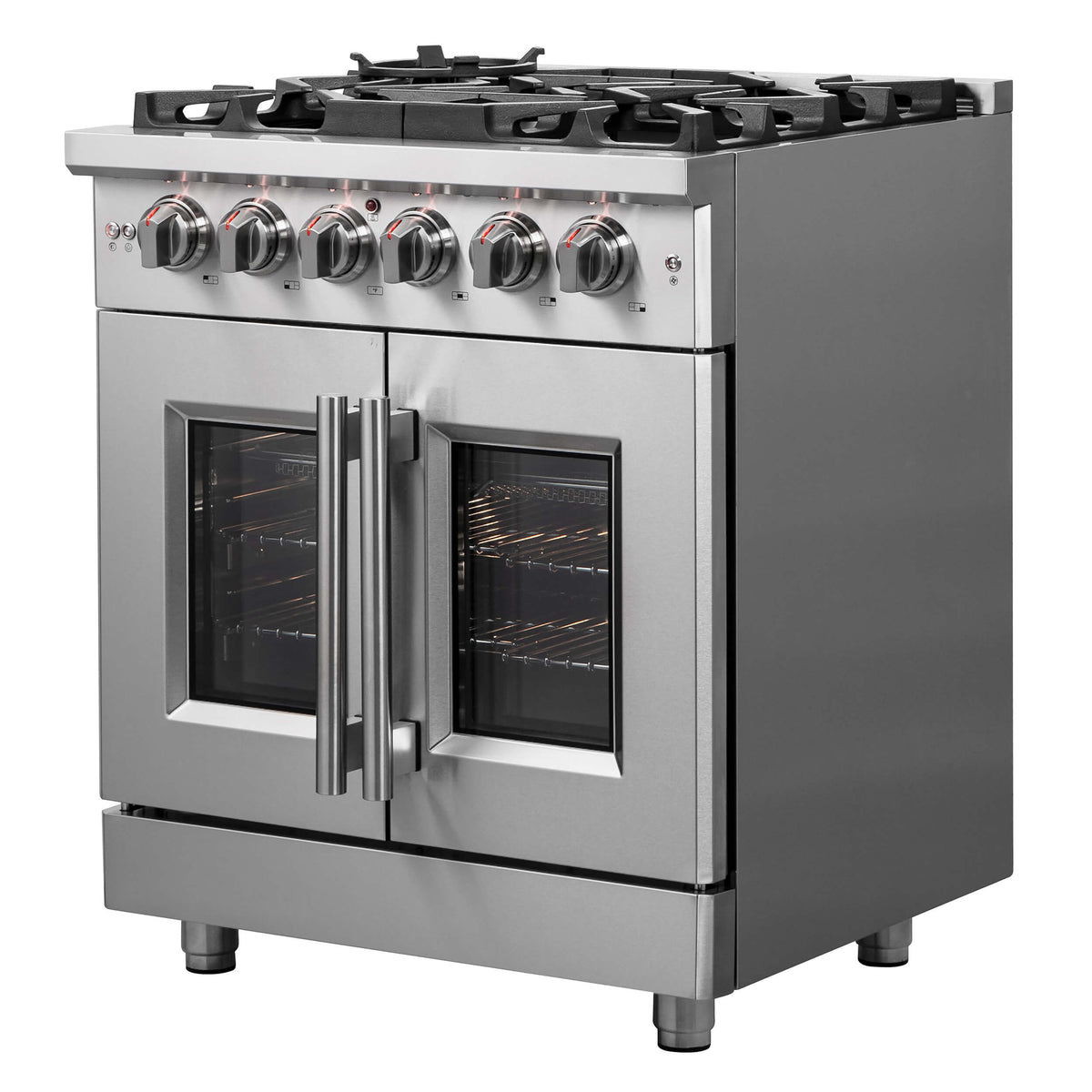 FORNO - Massimo 30″ Freestanding French Door Gas Convection Range