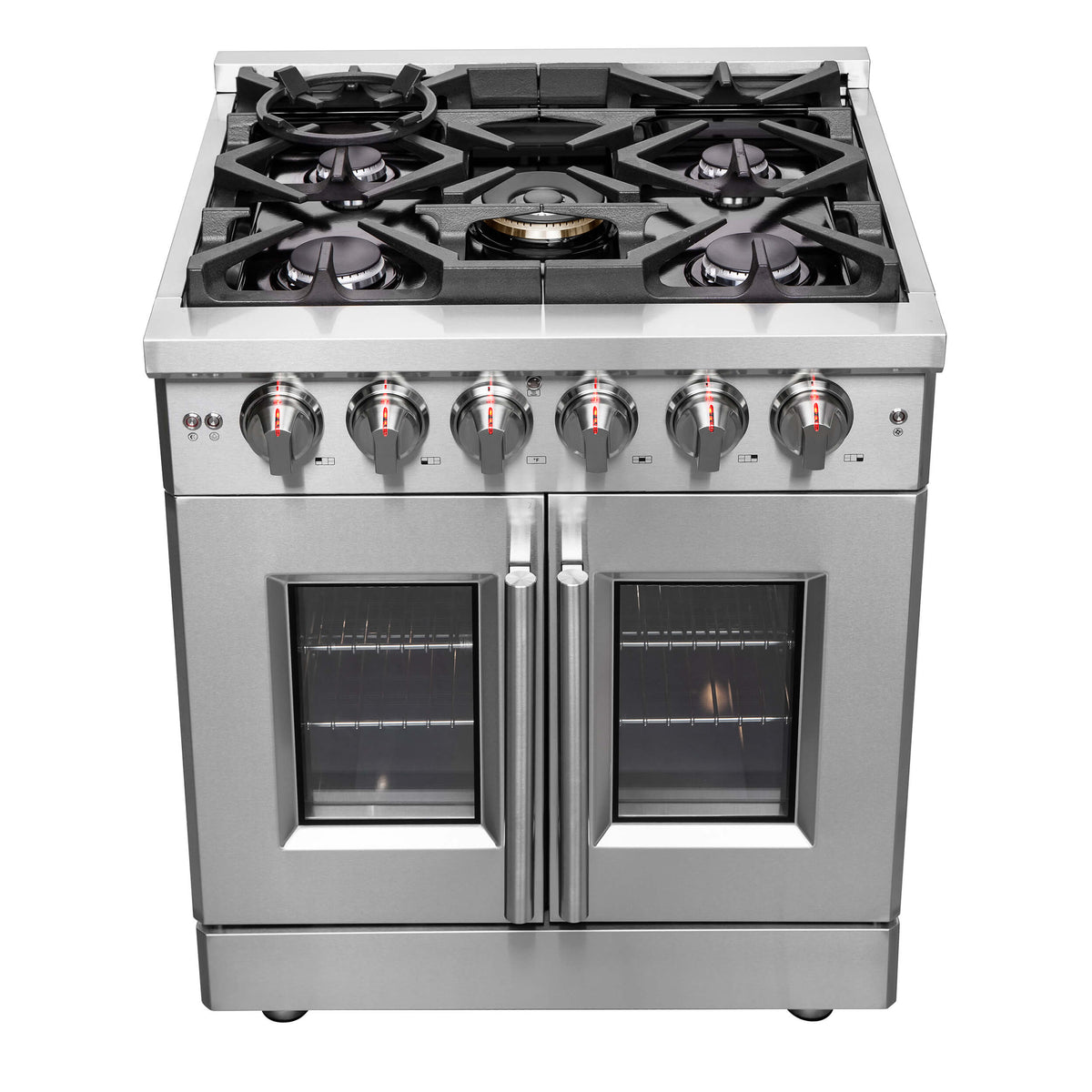 FORNO - Massimo 30″ Freestanding French Door Gas Convection Range