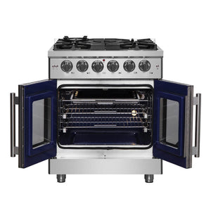 FORNO - Massimo 30″ Freestanding French Door Gas Convection Range