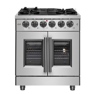 FORNO - Massimo 30″ Freestanding French Door Gas Convection Range