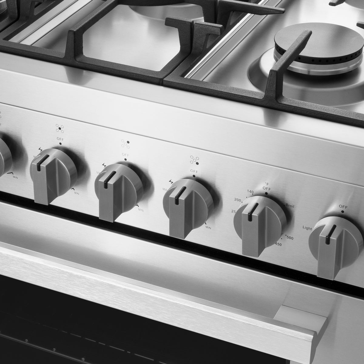 Cosmo 30 in. 5.0 cu. ft. Single Oven Gas Range with 5 Burner Cooktop and Heavy Duty Cast Iron Grates in Stainless Steel