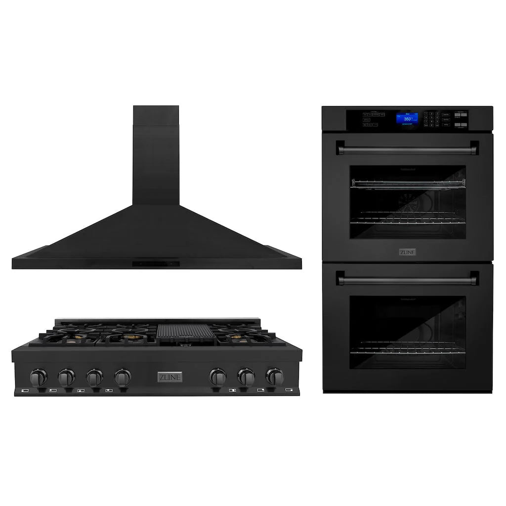 ZLINE - Kitchen Package of BSKBN-48, RTB-BR-48 and AWD-30-BS (3KP-RTBRH48-AWD)