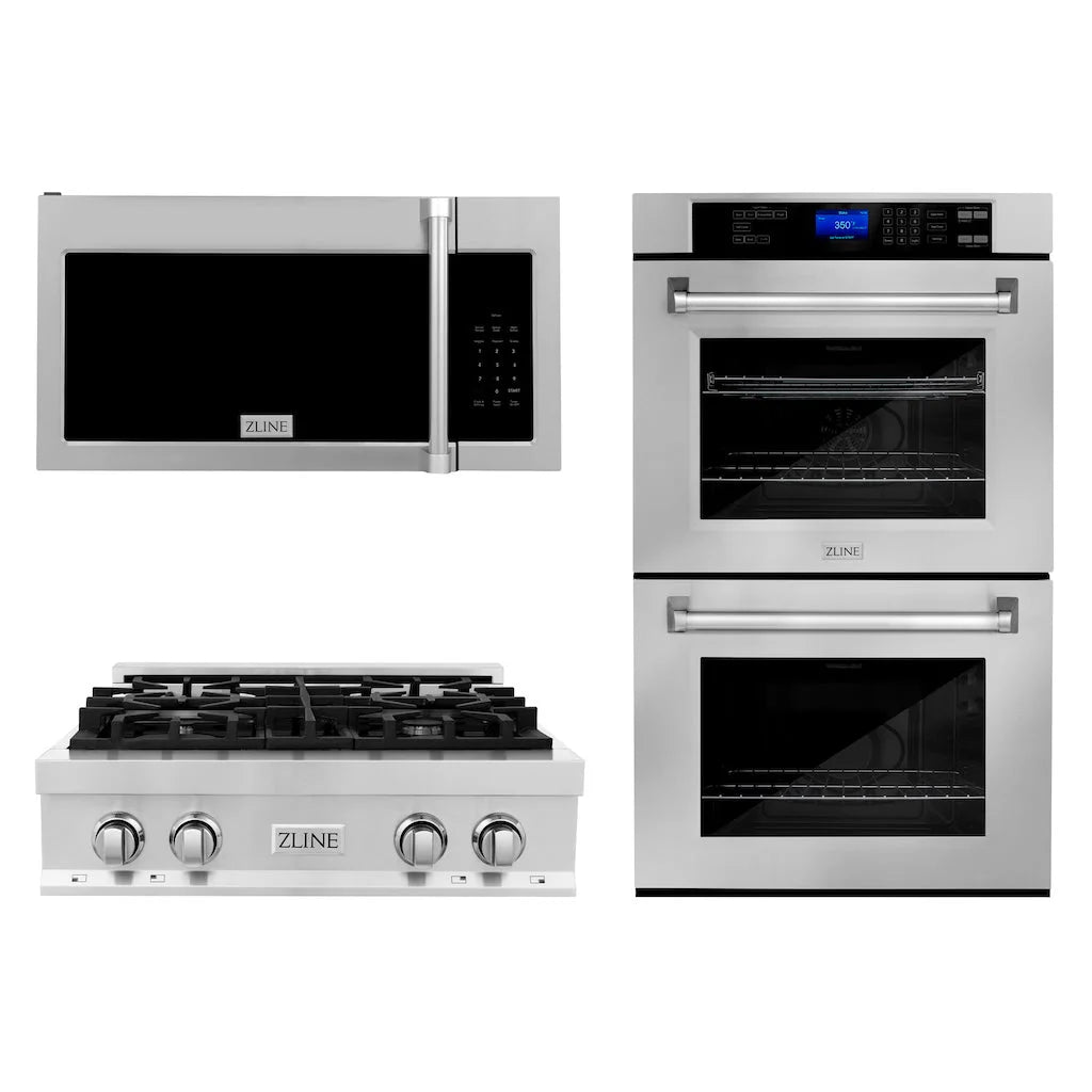 ZLINE - Kitchen Package with MWO-OTR-H-30, RT30 and AWD-30 (3KP-RTOTRH30-AWD)