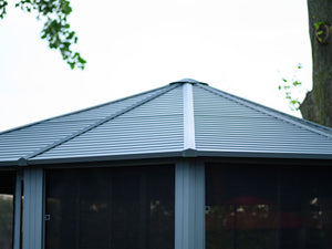 Gazebo Penguin - Florence Slate Solarium Metal Roof 12x15