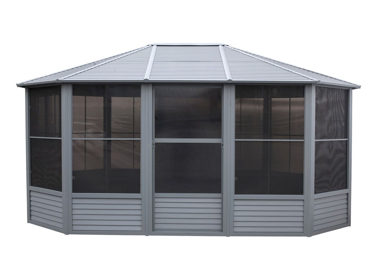 Gazebo Penguin - Florence Slate Solarium Metal Roof 12x15