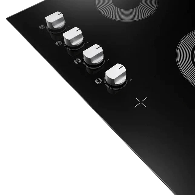 Cosmo 4 Piece, 30&quot; Cooktop 24&quot; Wall Oven 30&quot; Microwave &amp; French Door Refrigerator COS-4PKG-261