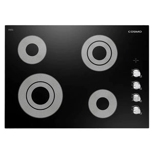Cosmo 4 Piece, 30" Cooktop 24" Wall Oven 30" Microwave & French Door Refrigerator COS-4PKG-263