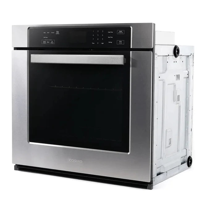 Cosmo 4 Piece, 36&quot; Electric Cooktop 30&quot; Wall Oven 24.4&quot; Microwave &amp; Refrigerator COS-4PKG-141