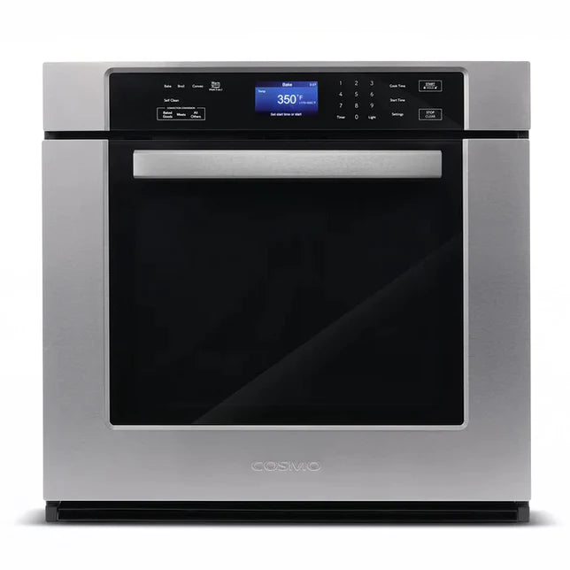 Cosmo 4 Piece, 36&quot; Electric Cooktop 30&quot; Wall Oven 24.4&quot; Microwave &amp; Refrigerator COS-4PKG-141