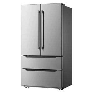 Cosmo 4 Piece, 30" Cooktop 24" Wall Oven 30" Microwave & French Door Refrigerator COS-4PKG-263