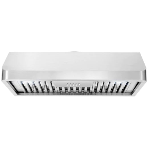 Cosmo 4-Piece, 36&quot; Range, Under Cabinet Range Hood, Dishwasher and Refrigerator COS-4PKG-071