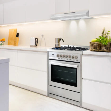 Cosmo 3-Piece, 36&quot; Dual Fuel Range, 24&quot; Dishwasher and French Door Refrigerator COS-3PKG-008