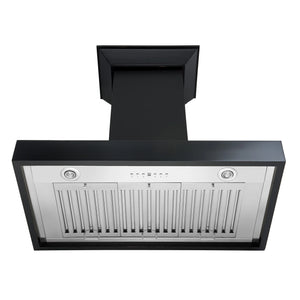ZLINE - 30" Convertible Vent Wooden Wall Mount Range Hood in Black (KBCC-30)
