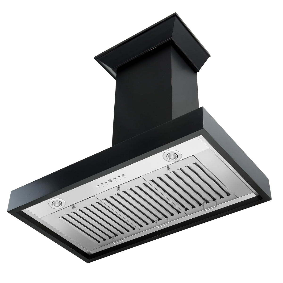 ZLINE - 30&quot; Convertible Vent Wooden Wall Mount Range Hood in Black (KBCC-30)