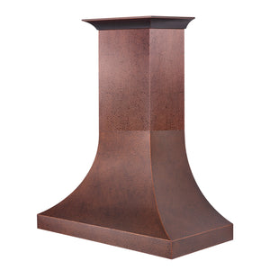 ZLINE - 48" Designer Series Hand-Hammered Copper Finish Ducted Wall Range Hood (8632H-48)